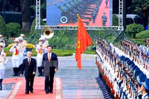 Tổng bí thư Nguyễn Phú Trọng đón ông Tập Cận Bình