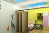 Làm vách ngăn cho phòng trẻ bằng gì?