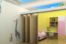 Làm vách ngăn cho phòng trẻ bằng gì?