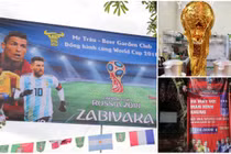 Hàng quán Hà Nội rầm rập "câu" khách đêm khai mạc World Cup 2018