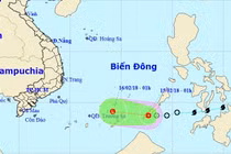 Bão Sanba suy yếu nhanh, ít có thể đe dọa đất liền nước ta