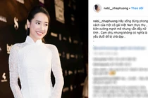 Nhã Phương bị kẻ xấu mạo danh đăng đàn ‘ẩn ý’ về lùm xùm Nam Em