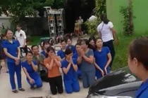 Giáo viên mầm non quỳ lạy xin được dạy trẻ