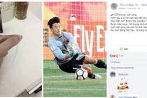 Giật được tóc thủ môn Tiến Dũng, fan nữ rao bán 750.000 đồng/sợi