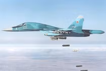 "Thú mỏ vịt" Su-34 Nga tấn công bất ngờ tiêu diệt tàn quân IS 
