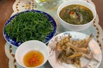 Mùa nước lụt bắt cá ngạnh ở miền Trung quê tôi