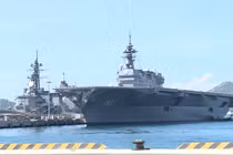 Ba tàu Lực lượng Tự vệ trên biển Nhật Bản cập cảng Cam Ranh