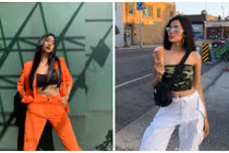 “Chết mê” thời trang khoe eo thon, chân dài của Hoàng Thùy