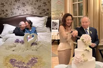 Dương Tử Quỳnh khoe ảnh "động phòng cưới" với chồng tỷ phú