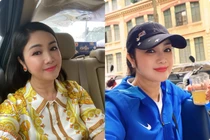 NSND Thu Hà trẻ đẹp rạng rỡ ở tuổi 56