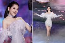 Chi Pu mặc đẹp “hết nước chấm”, hát See tình ở Đạp gió