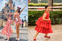 Con gái siêu mẫu Hà Anh 5 tuổi vào lớp 1, cao 1m20