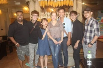 Thu Phương thân thiết học trò The Voice sau ồn ào