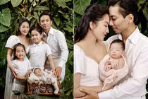 Khánh Thi - Phan Hiển khoe bộ ảnh gia đình dịp đầy tháng gái út