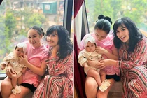 Ca sĩ Thanh Lam khoe cháu ngoại xinh như búp bê