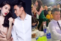 Công Vinh phản ứng sốc khi nghe vợ hát khiến Thủy Tiên "điên máu"