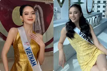 Kỳ Duyên - Thanh Thủy lên đồ "cực cháy" khi thi nhan sắc quốc tế