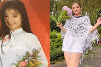 Ảnh thời trẻ của MC Cát Tường chứng minh “sắc nước hương trời“