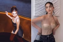 Tuyệt chiêu khoe khéo vòng 1 của Ngọc Trinh