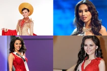 Ngắm người đẹp Việt tại các đấu trường Hoa hậu Hoàn vũ