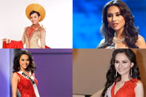 Ngắm người đẹp Việt tại các đấu trường Hoa hậu Hoàn vũ