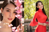 Hoa hậu Tiểu Vy đẹp “gây mê” trong tà áo dài Tết