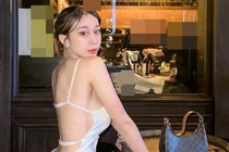 Người đẹp Thái Lan gây “sốc” với màn nướng thịt “mặc như không mặc“