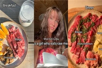 Cô gái gây tranh cãi với thói quen ăn uống như “thời tiền sử“