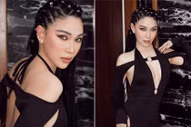 Quỳnh Thư mặc nóng bỏng sau tin đồn tình cảm với chồng Lâm Diệp Anh