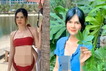 Lê Ngọc Trinh khoe dáng nuột nà giữa ngày hè oi bức