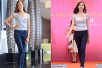 Thí sinh có chiều cao khủng tại Hoa hậu Hoàn Vũ VN