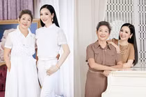 Vẻ đẹp sang trọng, quý phái của mẹ Hoa hậu Giáng My