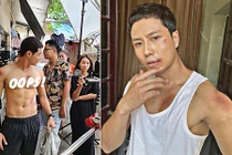 Thanh Sơn khoe body đẹp mướt mắt ở hậu trường “11 tháng 5 ngày“