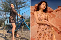 Hoàng Thùy Linh mê hoặc với thời trang khoe thân "nửa kín nửa hở"