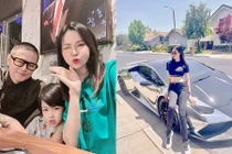 Vẻ gợi cảm của cựu mẫu rời showbiz, làm dâu tỷ phú Hoàng Kiều