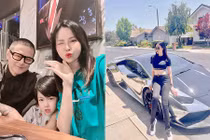 Vẻ gợi cảm của cựu mẫu rời showbiz, làm dâu tỷ phú Hoàng Kiều