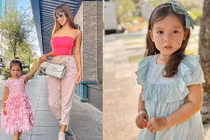 Con gái lai Tây của Hà Anh gần 3 tuổi đã cao vống