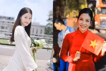 Hot face sao Việt: Diễm My 9x chụp ảnh trước Dinh Độc Lập