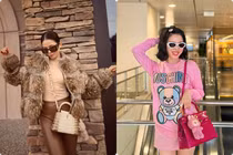 “Nữ hoàng phòng trà” Lệ Quyên và túi hàng hiệu xa xỉ xuống phố