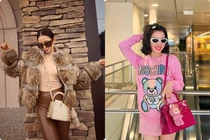 “Nữ hoàng phòng trà” Lệ Quyên và túi hàng hiệu xa xỉ xuống phố