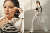 Hoa hậu Kỳ Duyên tung bộ ảnh gợi cảm với bra “lộ thiên“