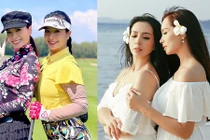 Cặp mẫu song sinh Thúy Hằng - Thúy Hạnh đọ sắc ở tuổi U50