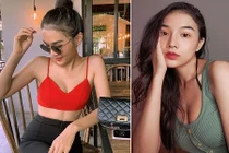 Nhan sắc nóng bỏng, xinh đẹp của em gái Hoàng Thùy 