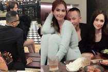 Ngao ngán loạt ảnh Ngọc Trinh vô tư ngồi lên đùi Vũ Khắc Tiệp