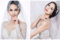 Kim Hiền mặc váy cưới đẹp gợi cảm như gái chưa chồng ở tuổi U40