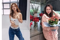 Phạm Quỳnh Anh mặc lộ nội y, Hương Giang khoe hình ảnh ở cữ