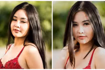 Lê Âu Ngân Anh bị “dìm hàng” thê thảm khi chụp ảnh áo tắm