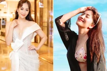 Khánh Thi 2 con vẫn sở hữu vòng 1 đẹp mướt mắt