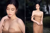 Đỗ Mỹ Linh nửa kín nửa hở, khoe sắc vóc gái một con