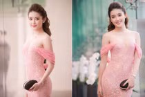 Á hậu Huyền My diện đầm gợi cảm đi sự kiện